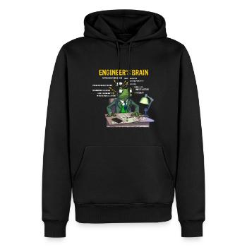 Erneuerbare Nukleare Spruch für Nukleartechnik - Männer Premium Bio Hoodie - Schwarz - Vorne - Nico (187cm)