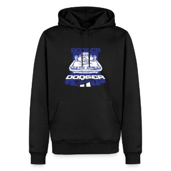 Hot Wheels Rodger Dodger - Sweat à capuche Premium bio Homme - noir - Devant - Nico (187cm)