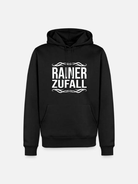 Rainer - Männer Premium Bio Hoodie - Schwarz