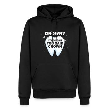 Kieferorthopädietechniker und Dentallabor - Männer Premium Bio Hoodie - Schwarz - Vorne - Nico (187cm)
