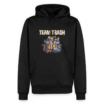 Possum Design für Opossum Liebhaber und Possum - Männer Premium Bio Hoodie - Schwarz - Vorne - Nico (187cm)