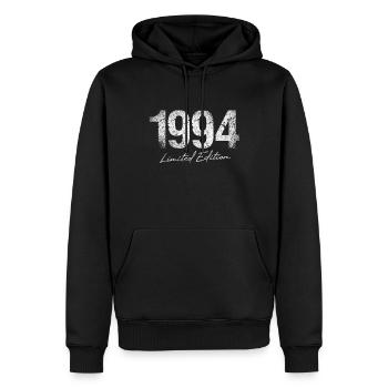 Anniversaire 1994 Édition Limitée Cadeau Occasion Cool - Sweat à capuche Premium bio Homme - noir - Devant - Nico (187cm)