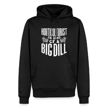 Horticulture Horticulturist Gardening Big Dill Pun - Männer Premium Bio Hoodie - Schwarz - Vorne - Nico (187cm)