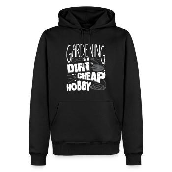 Horticulture Horticulturist Gardening Is A Dirt - Männer Premium Bio Hoodie - Schwarz - Vorne - Nico (187cm)