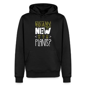 Horticulture Horticulteur Jardinage Botanique Nouveau - Sweat à capuche Premium bio Homme - noir - Devant - Nico (187cm)
