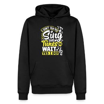 Theater Thespian Thespianism I Dont Always Sing - Männer Premium Bio Hoodie - Schwarz - Vorne - Nico (187cm)