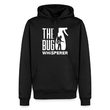 Pest Control Technician Exterminator The Bug - Männer Premium Bio Hoodie - Schwarz - Vorne - Nico (187cm)