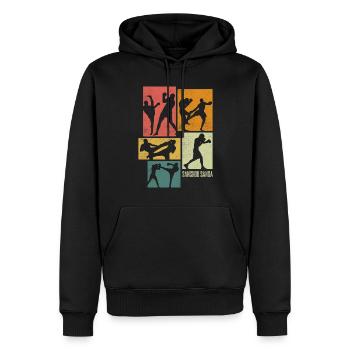 Chinese Martial Arts Chinese Boxing Sanshou - Männer Premium Bio Hoodie - Schwarz - Vorne - Nico (187cm)