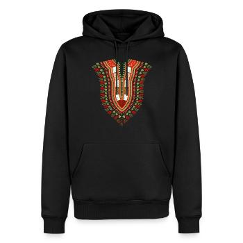 Dashiki Kost�m Juneteenth Halloween Dashiki - Männer Premium Bio Hoodie - Schwarz - Vorne - Nico (187cm)