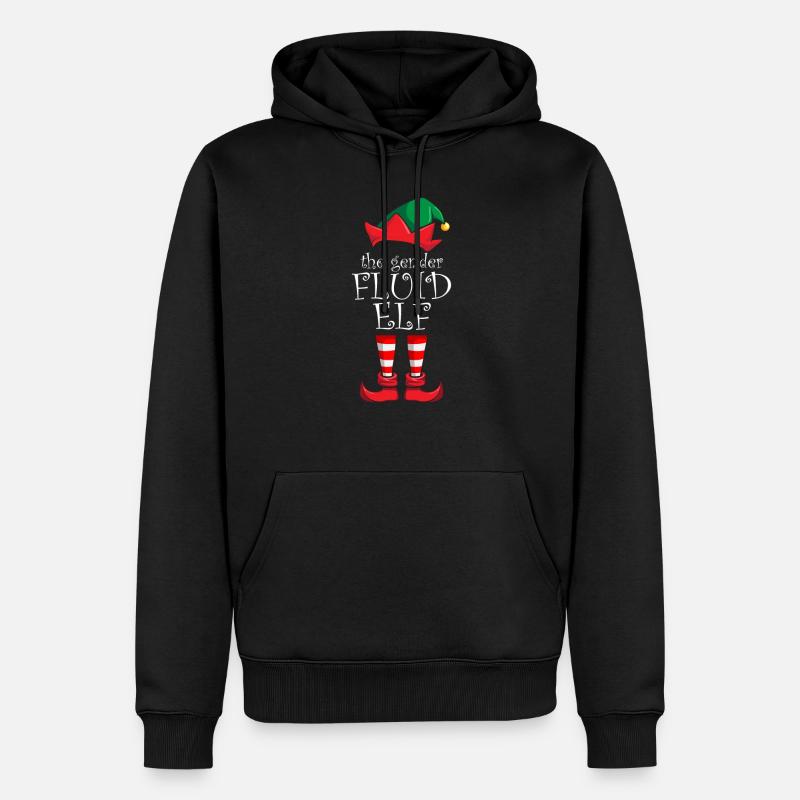 Die Weihnachtsgeschlechts der Geschlechtsfl�ssigke - Männer Premium Bio Hoodie - Schwarz