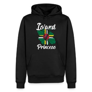 Dominica Dominican Dominica Flag Island Princess - Männer Premium Bio Hoodie - Schwarz - Vorne - Nico (187cm)