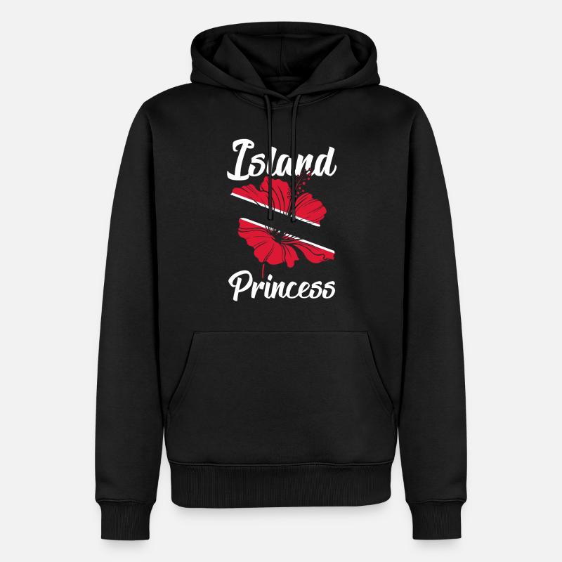 Trinité-et-Tobago Drapeau île de Trinité-et-Tobago - Sweat à capuche Premium bio Homme - noir