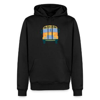 Schulbus s��e Schulbusfahrer Wertsch�tzung - Männer Premium Bio Hoodie - Schwarz - Vorne - Nico (187cm)
