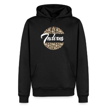 Indianer High School Maskottchen Sportteam Frauen - Männer Premium Bio Hoodie - Schwarz - Vorne - Nico (187cm)