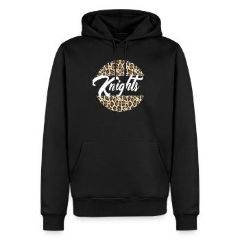 Knights High School Maskottchen Sportteam FrauenKn - Männer Premium Bio Hoodie - Schwarz - Vorne - Nico (187cm)