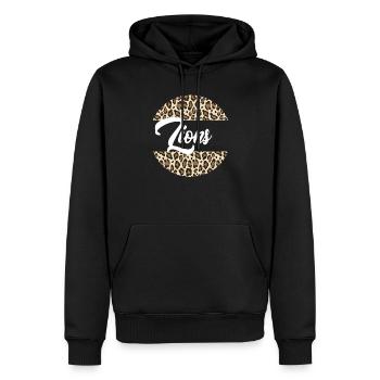 Lions High School Maskottchen Sportteam Frauen L�w - Männer Premium Bio Hoodie - Schwarz - Vorne - Nico (187cm)
