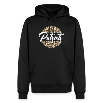 Patriots High School Maskottchen Sportteam Frauen - Männer Premium Bio Hoodie - Schwarz - Vorne - Nico (187cm)