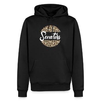 Senatoren High School Maskottchen Sportteam Frauen - Männer Premium Bio Hoodie - Schwarz - Vorne - Nico (187cm)