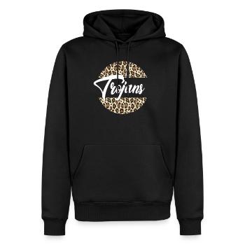 Trojans High School Maskottchen Sportteam Frauen - Männer Premium Bio Hoodie - Schwarz - Vorne - Nico (187cm)