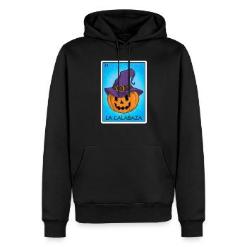 La Calabaza K�rbiskarte Mexikanische Lotteriekarte - Männer Premium Bio Hoodie - Schwarz - Vorne - Nico (187cm)