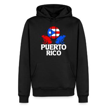 National Animal Puerto Rico Puerto Rican Boricua - Männer Premium Bio Hoodie - Schwarz - Vorne - Nico (187cm)