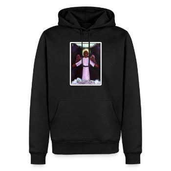 El Angel Die Engelskarte Mexikanische Lotteriekart - Männer Premium Bio Hoodie - Schwarz - Vorne - Nico (187cm)