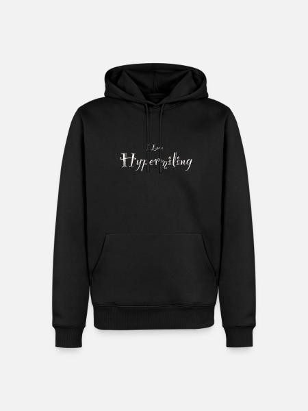 I Love Hypermiling - Männer Premium Bio Hoodie - Schwarz