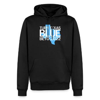 Shoot Texas Blue Beto 2022 Beto for Governor's New - Men’s Premium Organic Hoodie - black - Front - Nico (187cm)