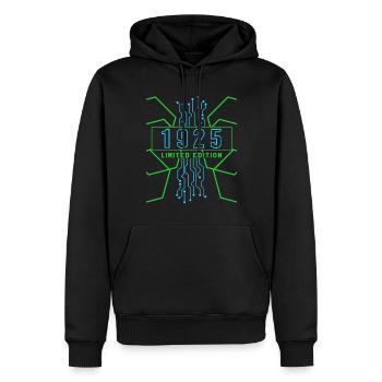 Geburtstag 1925 Gaming Limited Edition Gamer - Männer Premium Bio Hoodie - Schwarz - Vorne - Nico (187cm)