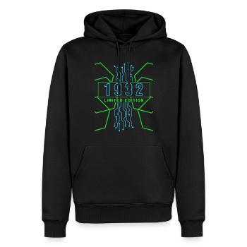Anniversaire 1932 Gaming Limited Edition Gamer - Sweat à capuche Premium bio Homme - noir - Devant - Nico (187cm)