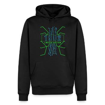 Geburtstag 1982 Gaming Limited Edition Gamer - Männer Premium Bio Hoodie - Schwarz - Vorne - Nico (187cm)