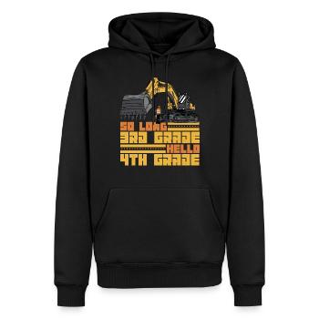So lange die 3. Klasse der 3. Klasse f�r �lerin - Männer Premium Bio Hoodie - Schwarz - Vorne - Nico (187cm)