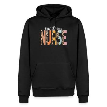 Krankenschwester Onkologie Krankenschwester Cheeta - Männer Premium Bio Hoodie - Schwarz - Vorne - Nico (187cm)