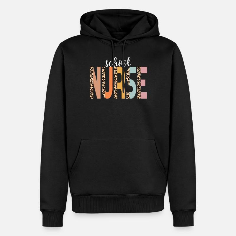 Krankenschwester School Krankenschwester Cheetah P - Männer Premium Bio Hoodie - Schwarz