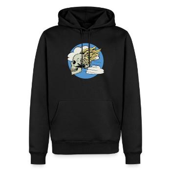 85. Fighter Squadron Patch im Zweiten Weltkrieg fl - Männer Premium Bio Hoodie - Schwarz - Vorne - Nico (187cm)