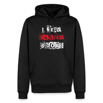 Ich las verbotene B�cher Leser verbotene B�cher - Männer Premium Bio Hoodie - Schwarz - Vorne - Nico (187cm)