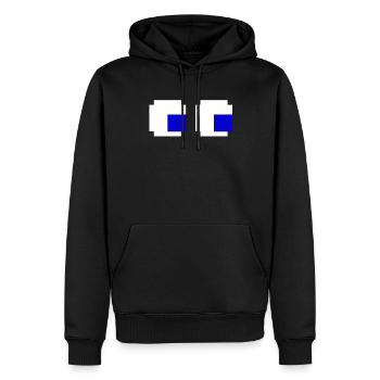 Ghost Eyes Kost�m Retro Halloween Videospiel - Männer Premium Bio Hoodie - Schwarz - Vorne - Nico (187cm)