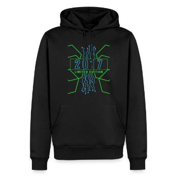 Geburtstag 2017 Gaming Limited Edition Gamer - Männer Premium Bio Hoodie - Schwarz - Vorne - Nico (187cm)