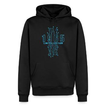 Geburtstag 1965 Gaming Limited Edition Gamer - Männer Premium Bio Hoodie - Schwarz - Vorne - Nico (187cm)