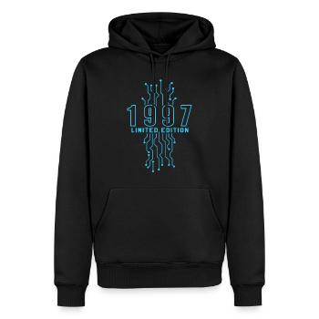 Geburtstag 1997 Gaming Limited Edition Gamer - Männer Premium Bio Hoodie - Schwarz - Vorne - Nico (187cm)