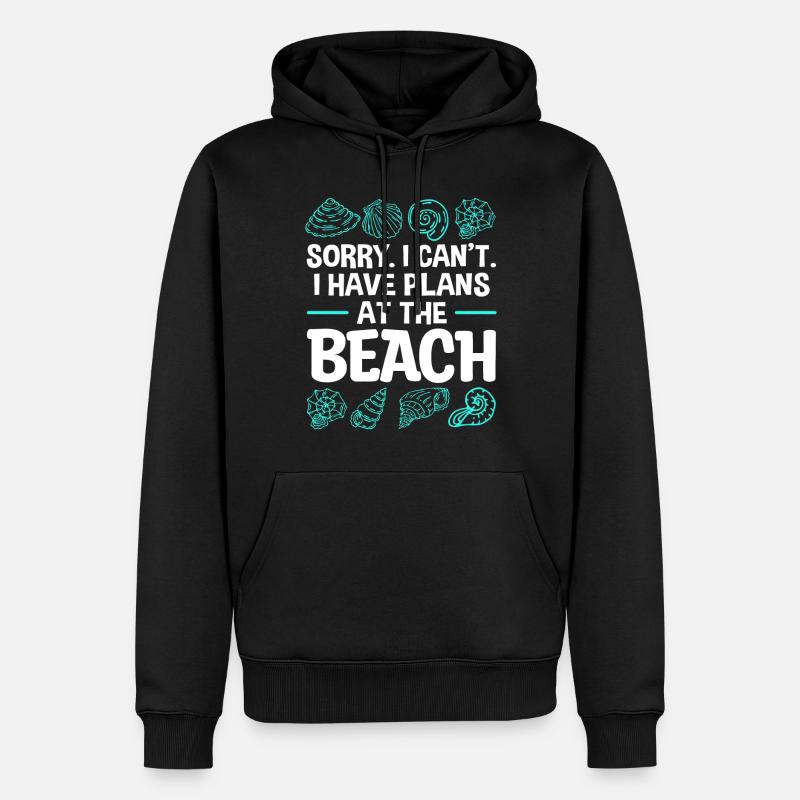 Collecte de moules Beachcombing - Sweat à capuche Premium bio Homme - noir