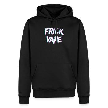 Verr�uschter Vape Vaporwave Anti Vaping Frick Vape - Männer Premium Bio Hoodie - Schwarz - Vorne - Nico (187cm)