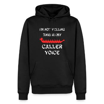 Drachenboot Caller Voice Dragonboat - Männer Premium Bio Hoodie - Schwarz - Vorne - Nico (187cm)