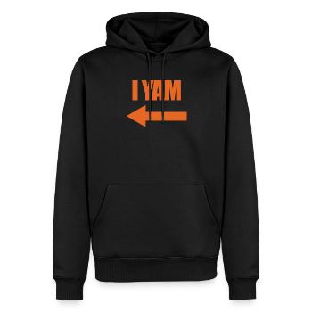 Ich yam Thanksgiving Matching sie ist meine S��kar - Männer Premium Bio Hoodie - Schwarz - Vorne - Nico (187cm)