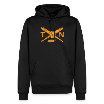 Tennessee Baseball Liebe TN Baseball Tennessee - Männer Premium Bio Hoodie - Schwarz - Vorne - Nico (187cm)