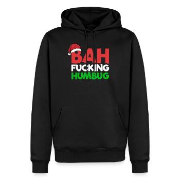 Bah verdammt Humbug Hass Weihnachten Bah HumbugBah - Männer Premium Bio Hoodie - Schwarz - Vorne - Nico (187cm)