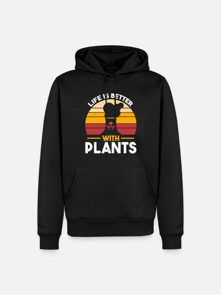 Atomkraftwerk Nuklear Radioaktiv Kernenergie - Männer Premium Bio Hoodie - Schwarz