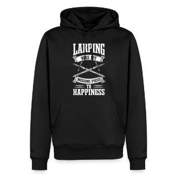 Jeu de rôle Fantasy RPG LARP - Sweat à capuche Premium bio Homme - noir - Devant - Nico (187cm)