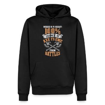 Larping RPG LARP Fantasy Roleplaying Game - Men’s Premium Organic Hoodie - black - Front - Nico (187cm)