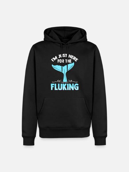 Wal Schwanzflosse Buckelwal Meeressäuger - Männer Premium Bio Hoodie - Schwarz